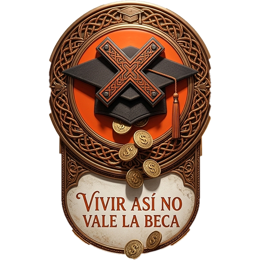 Vivir Así No Vale la Beca Logo